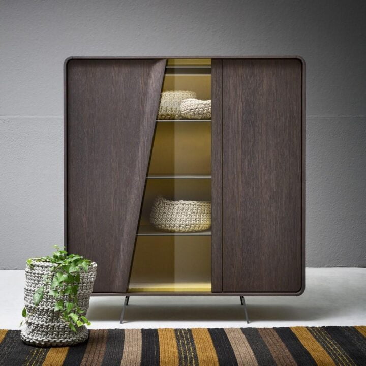 Musa - modular veneer sideboard with doors | ALF Dafre