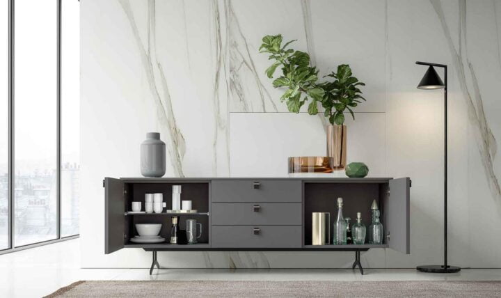 Nobel - modular melamine sideboard with doors | ALF Dafre