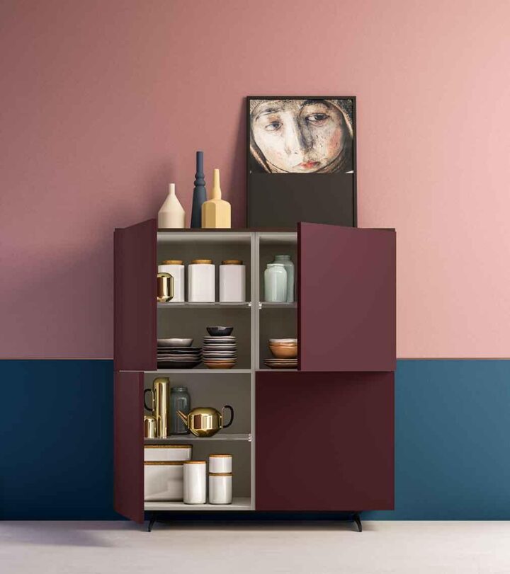 Nobel - modular melamine sideboard with doors | ALF Dafre