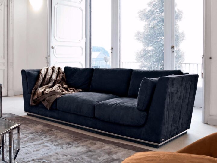 Nobu - modular leather sofa | Longhi