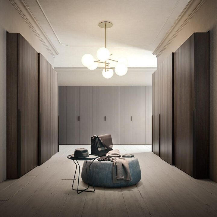 Rain - modular lacquered wardrobe with coplanar doors | ALF Dafre