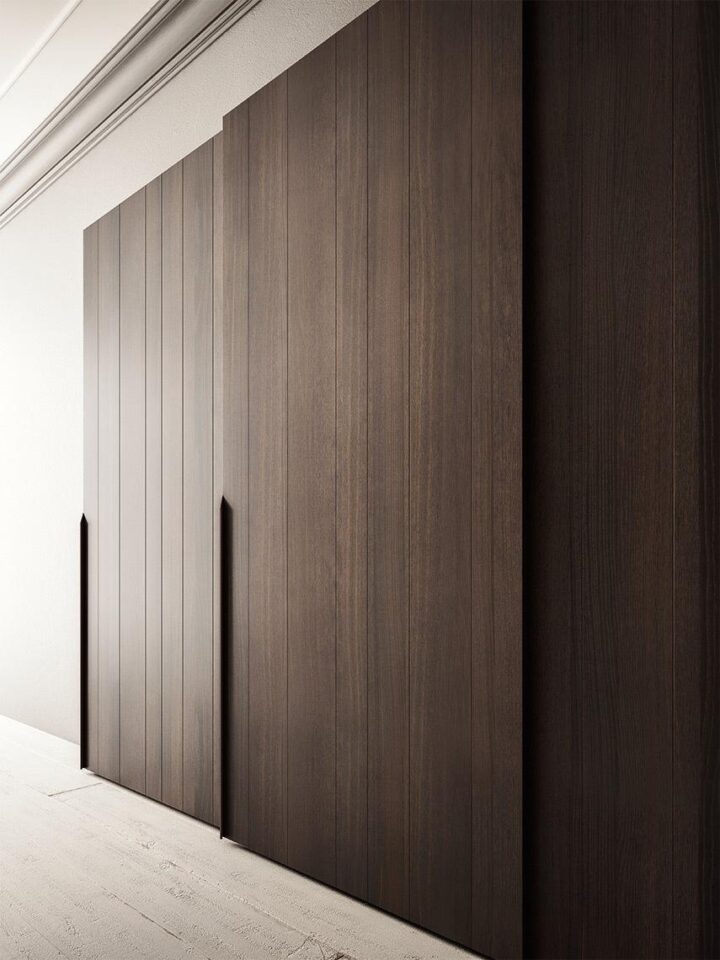 Rain - modular lacquered wardrobe with coplanar doors | ALF Dafre