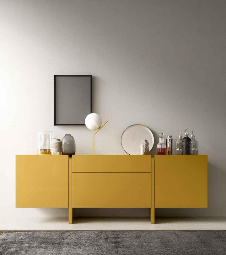 Recta - modular veneer sideboard with doors | ALF Dafre