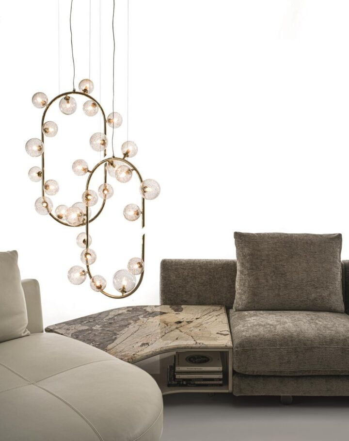 Rialto - metal pendant lamp | Longhi