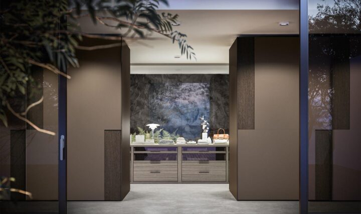 Rubic - modular lacquered wardrobe with coplanar doors | ALF Dafre