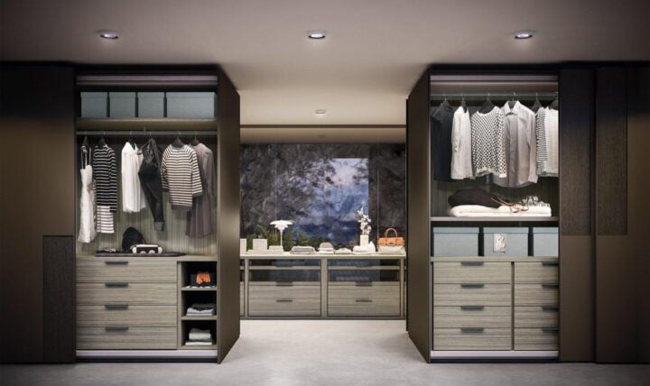 Rubic - modular lacquered wardrobe with coplanar doors | ALF Dafre