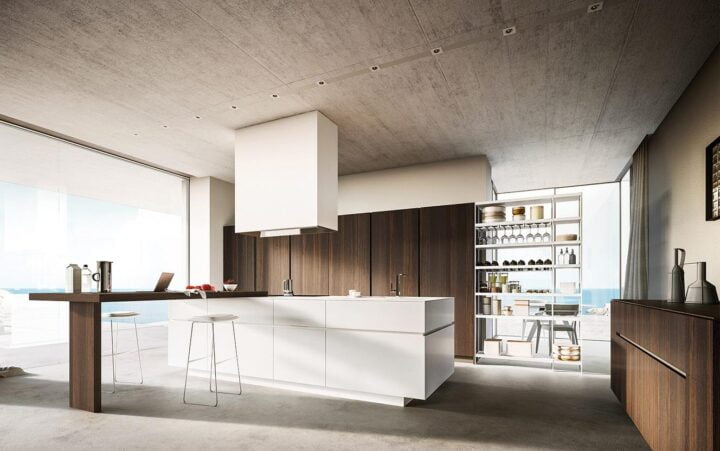 Soho - lacquered kitchen with handles | ALF Valdesign