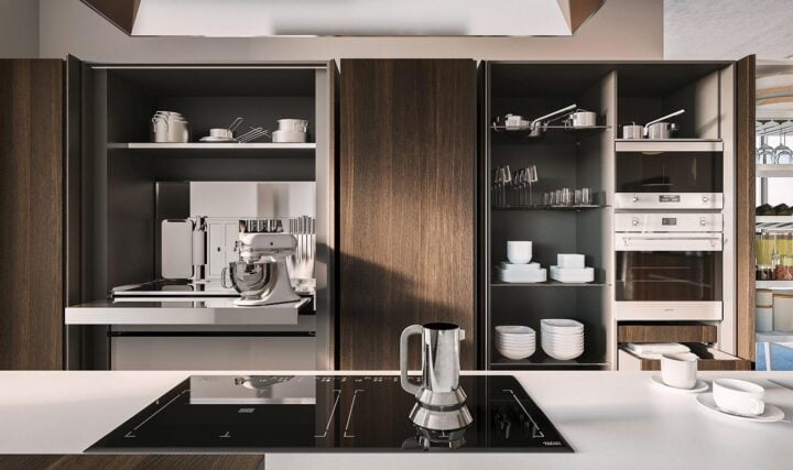 Soho - lacquered kitchen with handles | ALF Valdesign