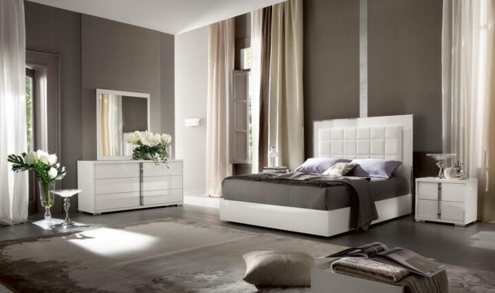 Imperia - eco-leather bedroom set | ALF Italia