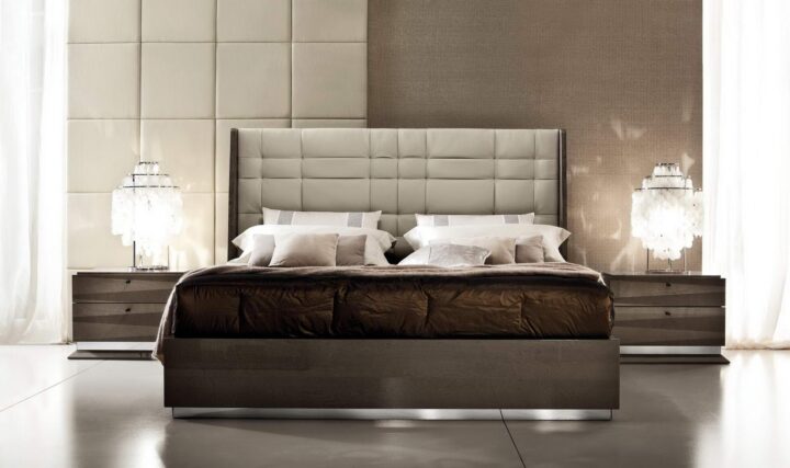 Monaco - eco-leather bedroom set | ALF Italia