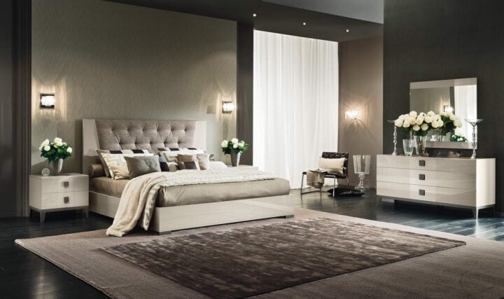 Mont Blanc - eco-leather bedroom set | ALF Italia