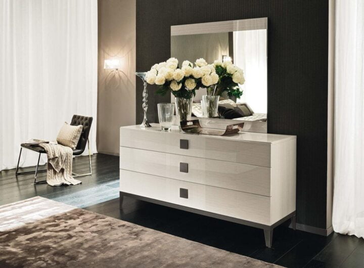 Mont Blanc - eco-leather bedroom set | ALF Italia