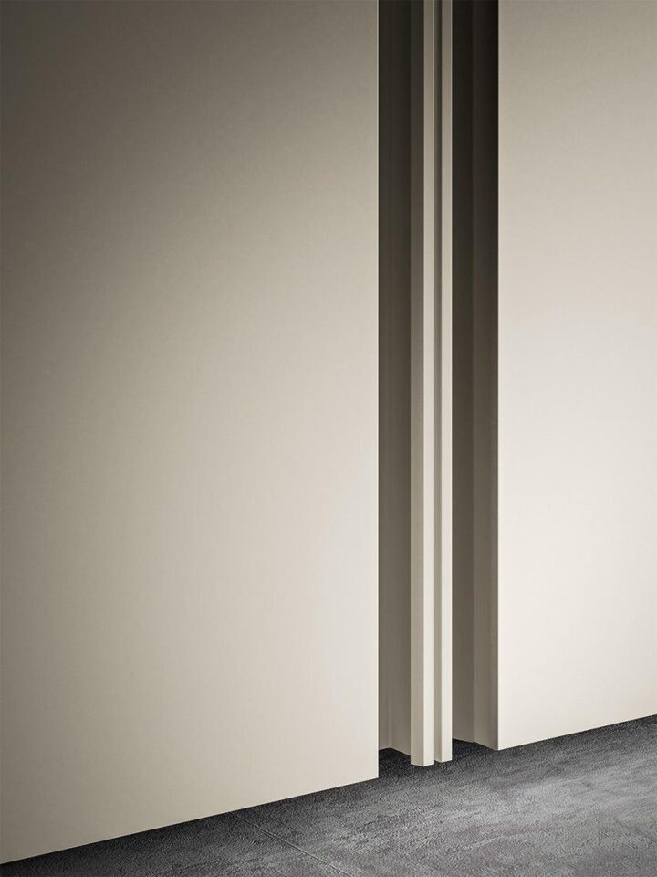 Split - corner lacquered wardrobe with doors | ALF Dafre