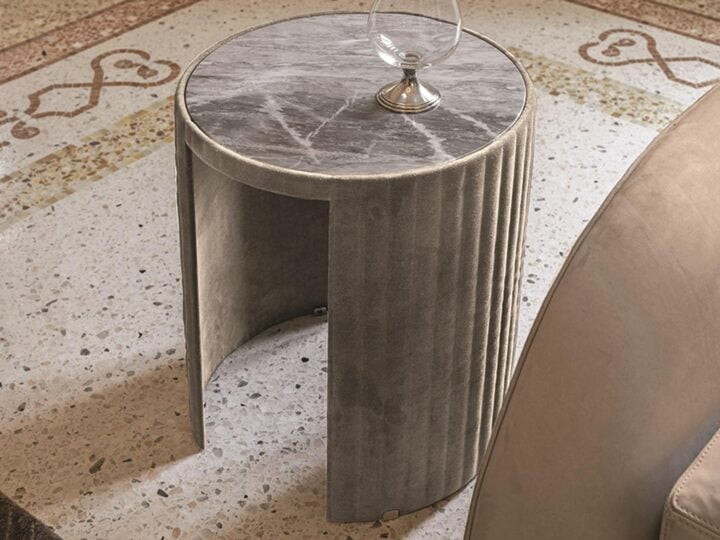 Sun - round metal coffee table | Longhi