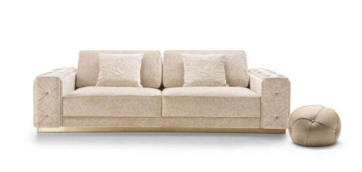 Tracy - sectional velvet sofa | Alberta Salotti