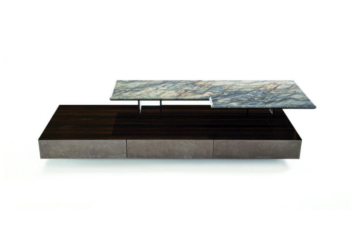 Walt - rectangular stone coffee table | Longhi