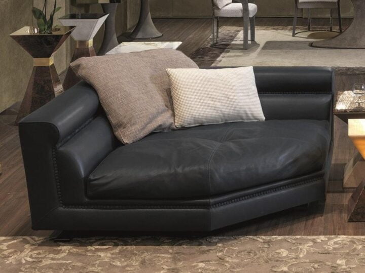 Ansel - leather day bed | Longhi