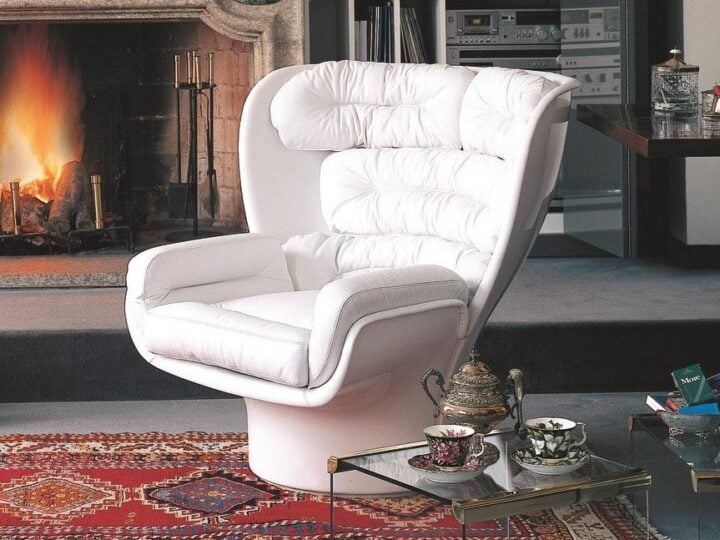 Elda - fabric armchair | Longhi