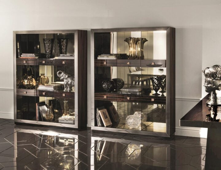 Emily - metal display cabinet | Longhi