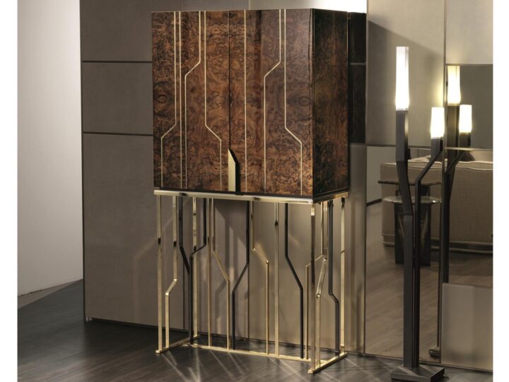 Ginza Bar - metal bar cabinet | Longhi