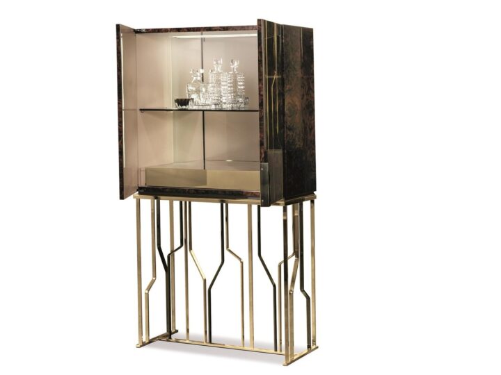 Ginza Bar - metal bar cabinet | Longhi