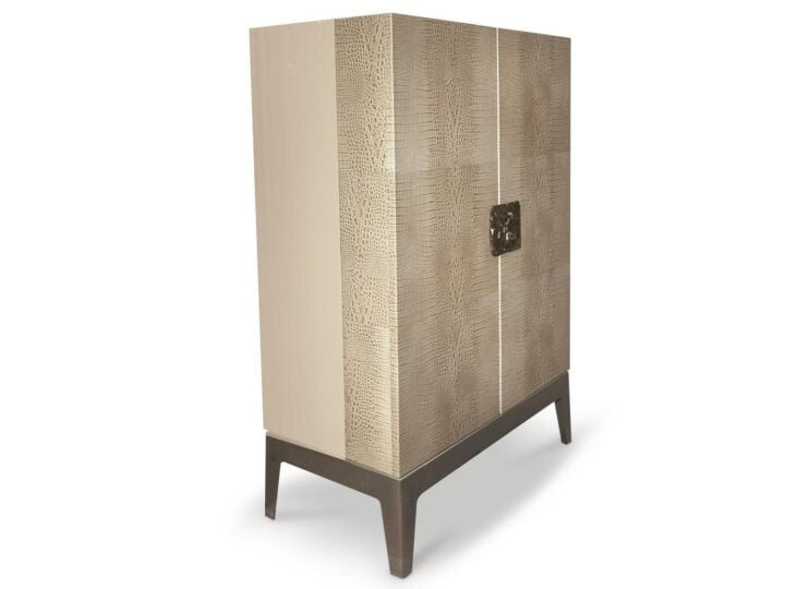 Grandeur - veneer bar cabinet | Longhi