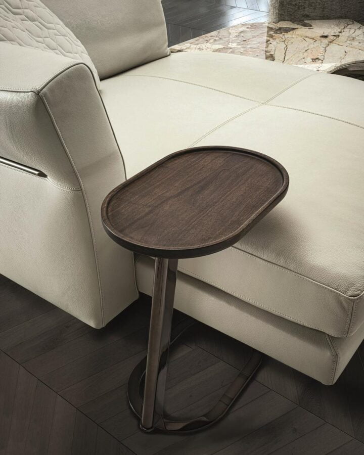 Kobe - oval metal coffee table | Longhi