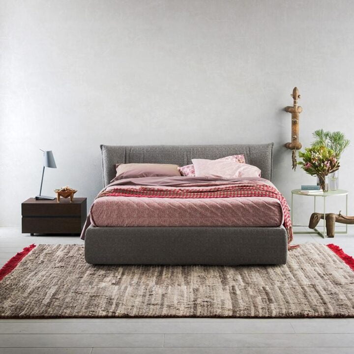 Morrison - fabric bed with upholstered headboard | ALF Dafre