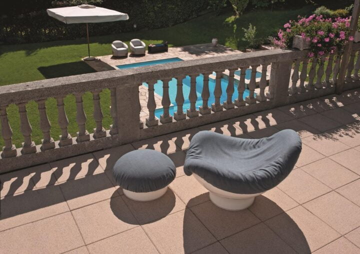 Rodica - fabric outdoor armchair | Longhi