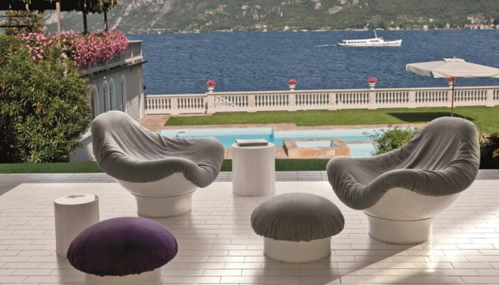 Rodica - fabric outdoor armchair | Longhi