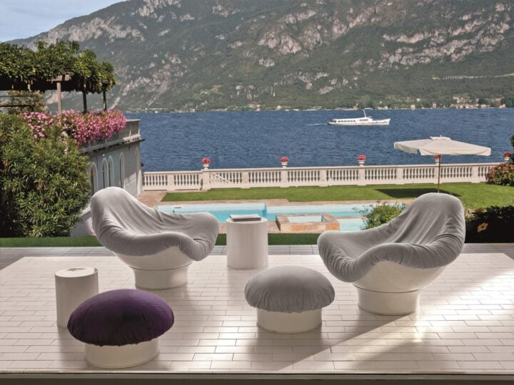 Rodica - fabric outdoor armchair | Longhi