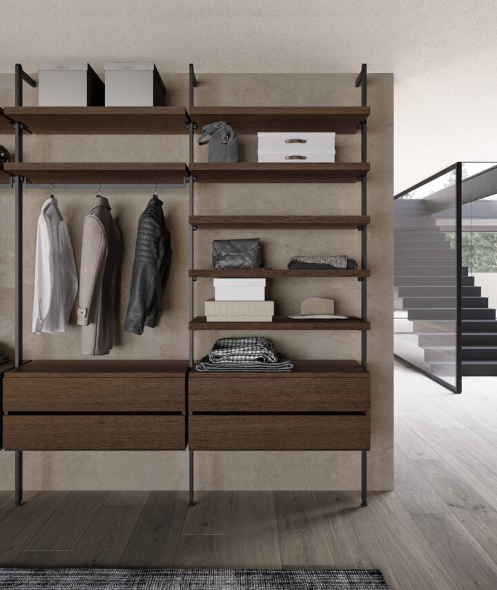 Bamboo - corner melamine closet | Dall'Agnese