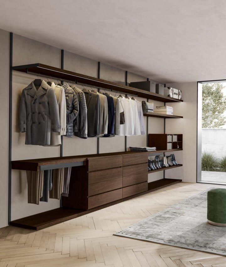 Easy - modular melamine closet | Dall'Agnese