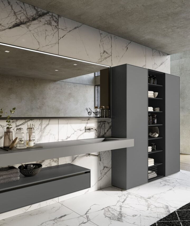 Traccia - glass bathroom | Birex